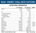 BCAA Energy Drink / 12 x 330 ml