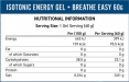 Breathe Isotonic Energy Gel - Open Your Airwaves / 20x60g