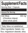 Full Spectrum Irish Moss 400 mg / 60 Caps