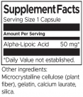 Alpha Lipoic Acid 50 mg / 120 Caps