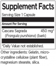 Cascara Sagrada 450 mg / 100 Caps