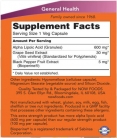 Alpha Lipoic Acid / Extra Strength 600 mg / 120Vcaps