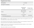 Vitamin B-12 5000 mcg with Folic Acid / 60 Lozenges