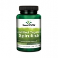 SWANSON Certified Organic Spirulina 500mg. / 180 Tabs