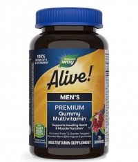 NATURES WAY Alive Men's Gummy Vitamins 150mg. / 75 Gummies