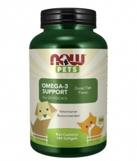 NOW PETS Omega-3 Support / 180 Caplets