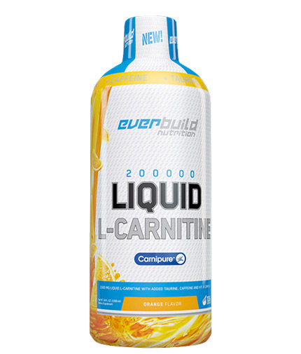 EVERBUILD Liquid L-Carnitine 200000 + Caffeine & Taurine