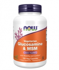 NOW Vegetarian Glucosamine & MSM / 120 Vcaps