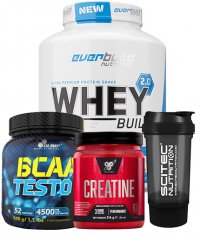 PROMO STACK WHET PROTEIN + BCAA + CREATINE + SHAKER