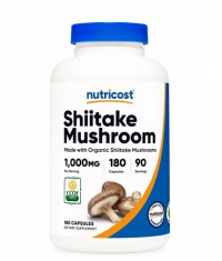 NUTRICOST Shiitake Mushroom 500 mg / 180 Caps