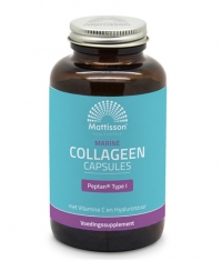 MATTISSON Fish Collagen Type 1 with Vitamin C and Hyaluronic Acid / 180 Caps