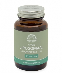 MATTISSON Vegan Liposomal Vitamin D3 25 µg + K2 45 µg / 60 Caps