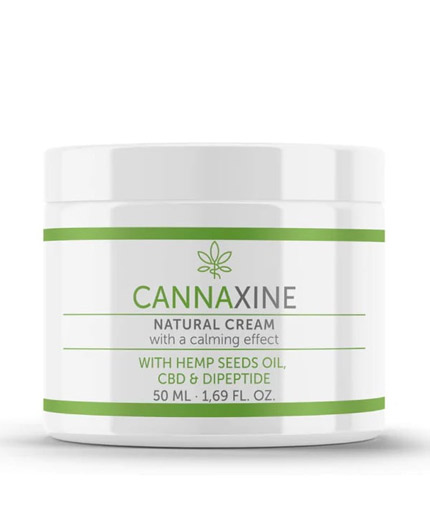 CANNAXINE Natural Cream with Hemp Seed Oil / 50ml