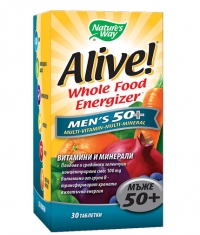 NATURES WAY Alive! Whole Foods Energizer Men's 50+ Multivitamin / 30 tabs