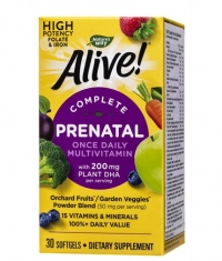 NATURES WAY Alive! Complete Prenatal Multivitamin / 30 Softgels