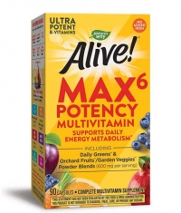 NATURES WAY Alive! Max6 Potency Multivitamin / 90 Caps