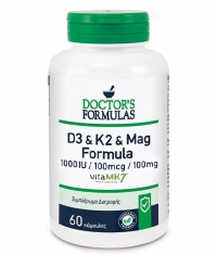 DOCTOR'S FORMULAS D3 & K2 & Mag Formula / 60 Caps