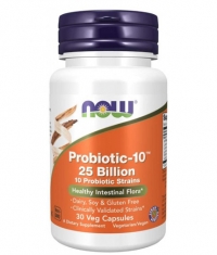 NOW Probiotic-10 ™ / 25 Billion / 30 Vcaps