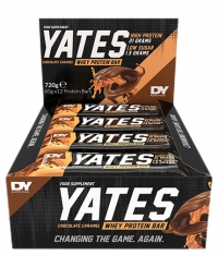 DORIAN YATES NUTRITION Yates Whey Protein Bars / 12 x 60 g