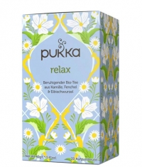 MAHAIRISHI AYURVEDA Organic Herbal Tea - Pukka Relax / 20 Packs