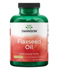 SWANSON Flaxseed Oil Made with Organic Flaxseed Oil / 200 Softgels