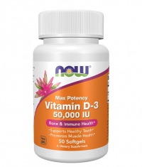 NOW Vitamin D-3 50,000 IU / 50 Softgels