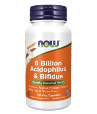 NOW 8 Billion Acidophilus & Bifidus / 120 Vcaps