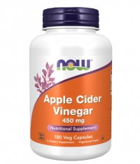 NOW Apple Cider Vinegar 450 mg / 180 Vcaps