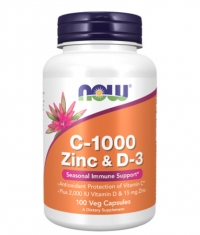 NOW C-1000 Zinc & D-3 / 100 Vcaps