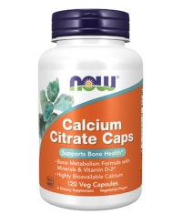 NOW Calcium Citrate Caps / 120 Vcaps