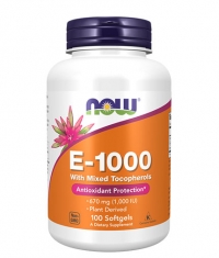 NOW Vitamin E-1000 Mixed Tocopherols / 100 Softgels