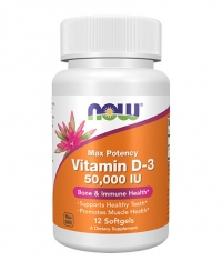 NOW Vitamin D-3 50,000 IU / 12 Softgels