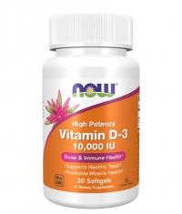 NOW Vitamin D-3 10,000 IU / 30 Softgels