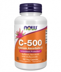 NOW Vitamin C-500 Calcium Ascorbate-C / 100 Vcaps