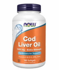 NOW Cod Liver Oil 1000 mg / 180 Softgels