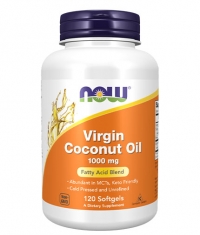 NOW Virgin Coconut Oil 1000 mg / 120 Softgels