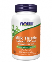 NOW Milk Thistle Extract 150 mg Silymarin (120 mg) / 120 Vcaps