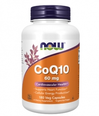 NOW CoQ10 60 mg / 180 Vcaps