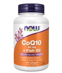 NOW CoQ10 60 mg + Omega 3 / 120 Softgels