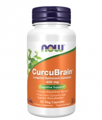 NOW CurcuBrain 400 mg / 50 Vcaps