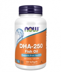 NOW DHA-250 Fish Oil / 120 Softgels