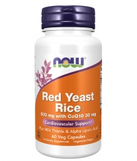 NOW Red Yeast Rice 600 mg with CoQ10 30 mg / 60 Vcaps