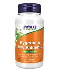 NOW Pygeum & Saw Palmetto / 60 Softgels