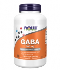 NOW GABA + B-6 / 500 mg / 200 Vcaps