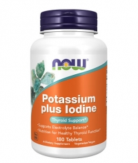 NOW Potassium plus Iodine / 180 Tabs