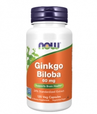 NOW Ginkgo Biloba 60 mg / 120 VCaps