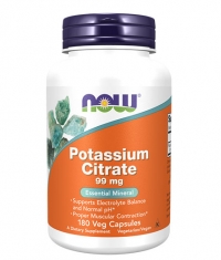 NOW Potassium Citrate 99 mg / 180 Vcaps