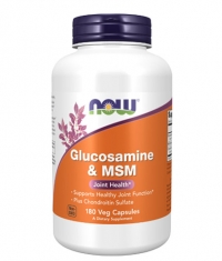 NOW Vegetarian Glucosamine & MSM / 180 Vcaps