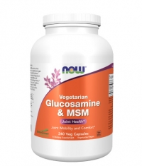 NOW Vegetarian Glucosamine & MSM / 240 Vcaps