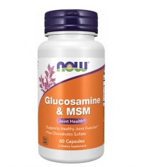 NOW Vegetarian Glucosamine & MSM / 60 Vcaps